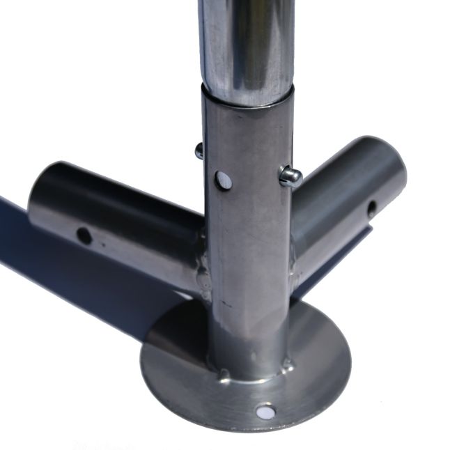 Parc à Poules - Enclos 24m² Ø38mm 8x3x2,25m - Acier Galvanisé