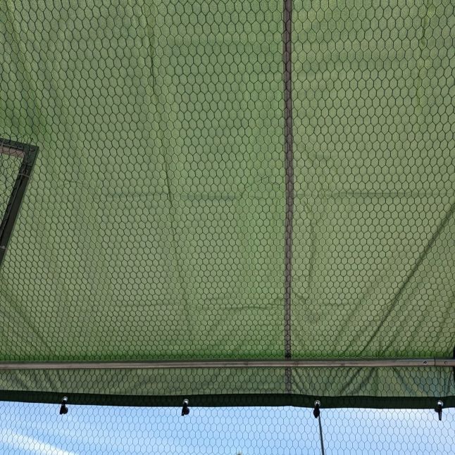 Parc à Poules - 6m² Ø38mm 2x3x2,25m - Acier Galvanisé avec bâche