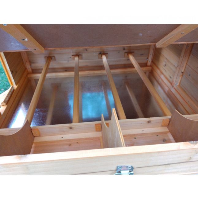 Poulailler Cémani XL toit bois 6 à 10 poules