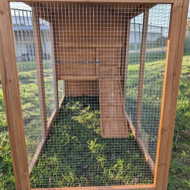 Poulailler Toit Renforcé M toit plastique 6 à 8 poules